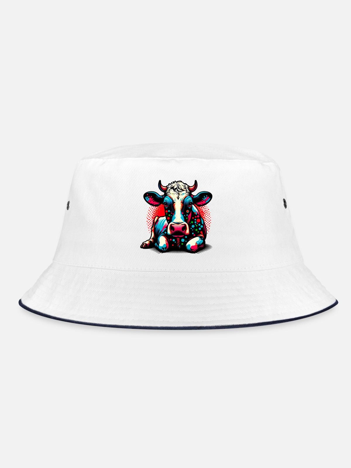 Vache - Bob - blanc/marine - Devant