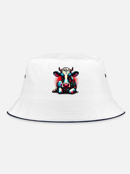 Vache - Bob - blanc/marine - Devant