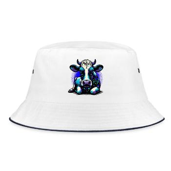 Vache - Bob - blanc/marine - Devant