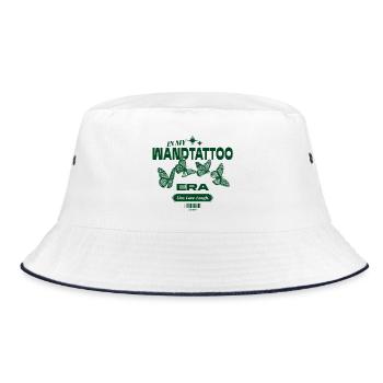 In My Wall Decal Era – Ironic Decorative Style - Bucket Hat - white/navy - Front