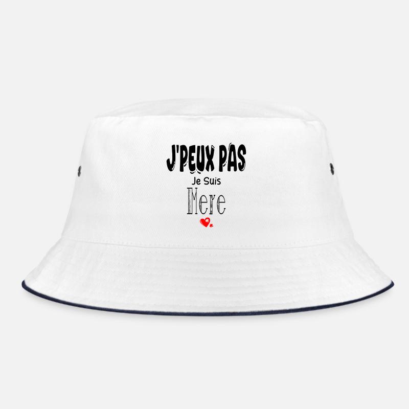 J'Peux Pas Je suis Mère - Bob - blanc/marine