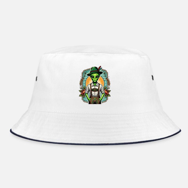 Bavarian alien Bucket Hat