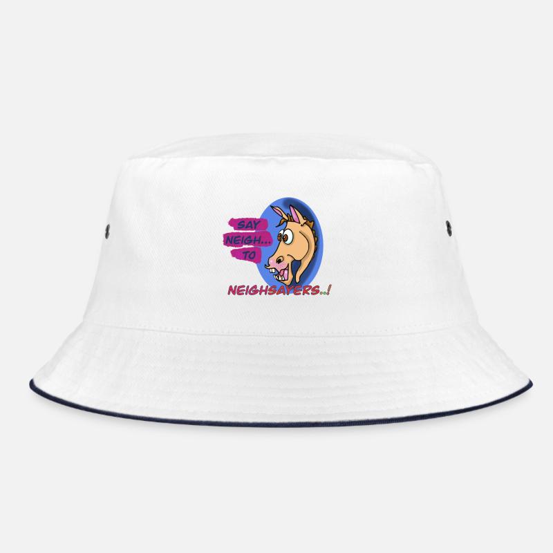 Design du cheval Neigh Sayers Punny - Bob - blanc/marine
