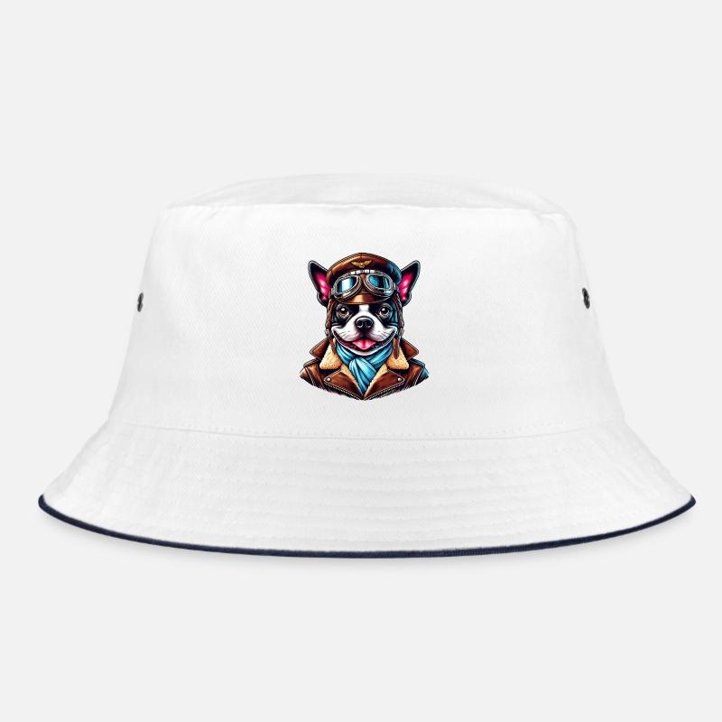 Bostie Pilot Design Bucket Hat