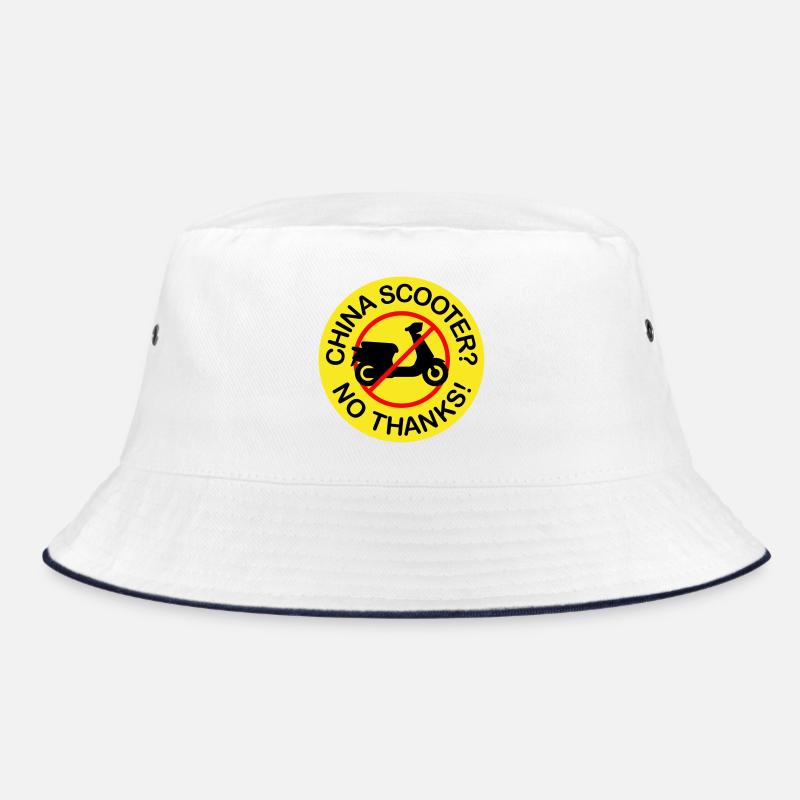 China Scooter? No Thanks! (3-farbig) Bucket Hat