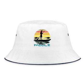 Paddle - Bucket Hat - white/navy - Front