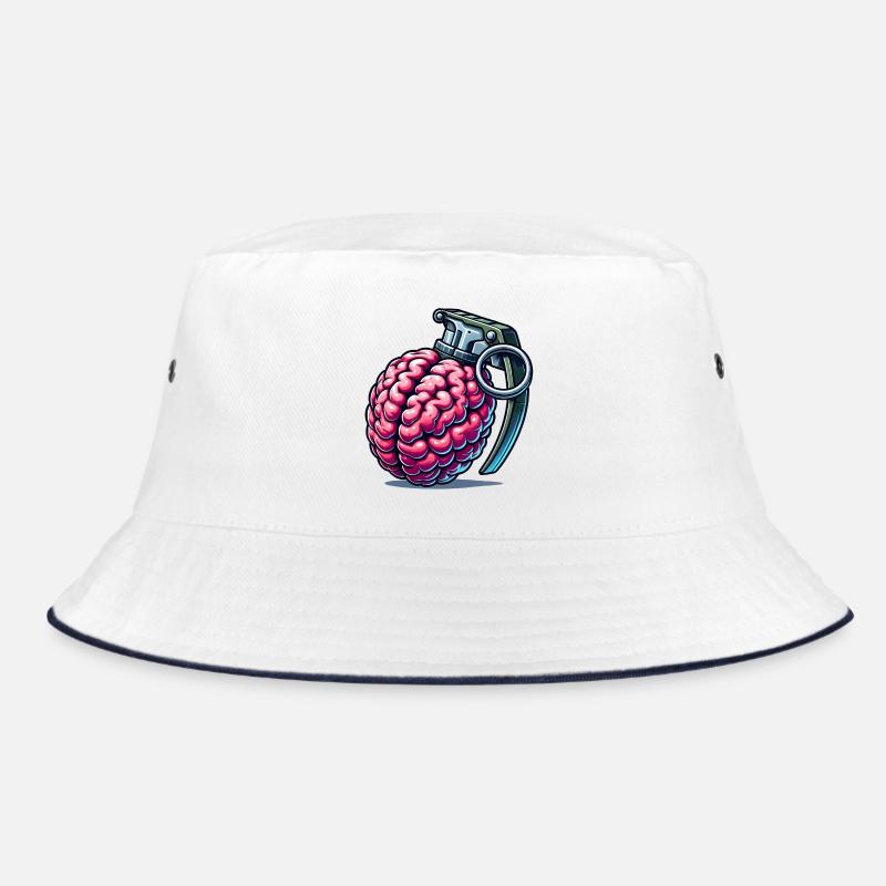 Brain Grenade – Explosive Thoughts Bucket Hat