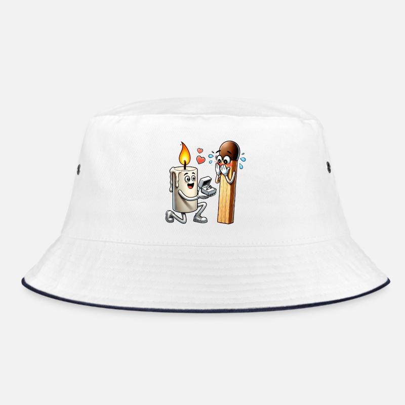 Candle loves match Bucket Hat