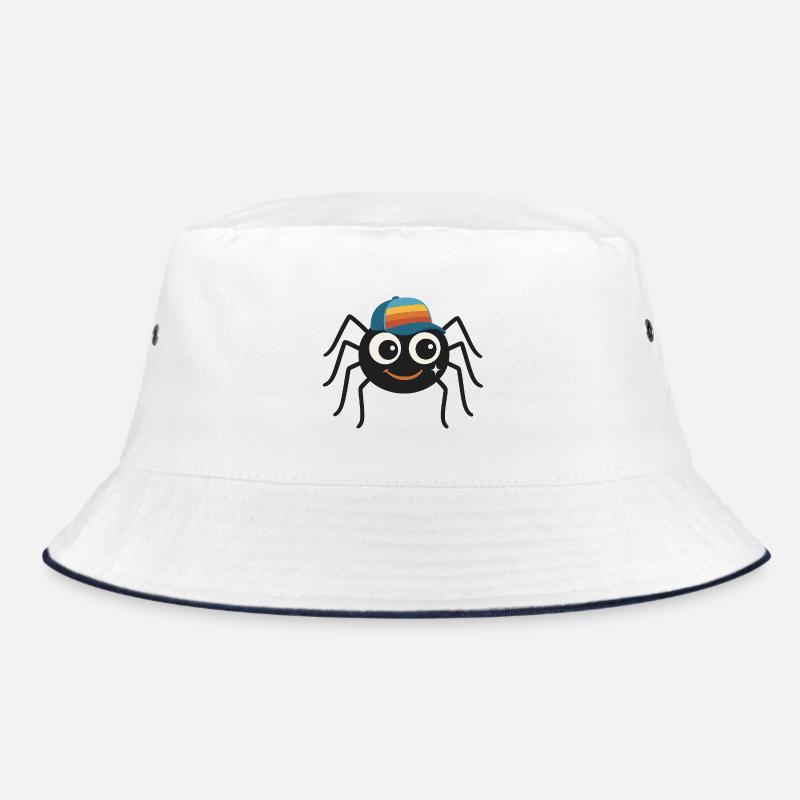 Araignée cool avec casquette rétro – mignonne et effrontée Bob