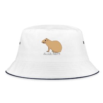 Alles Aguti - Bucket Hat - Weiß/Navy - Vorne