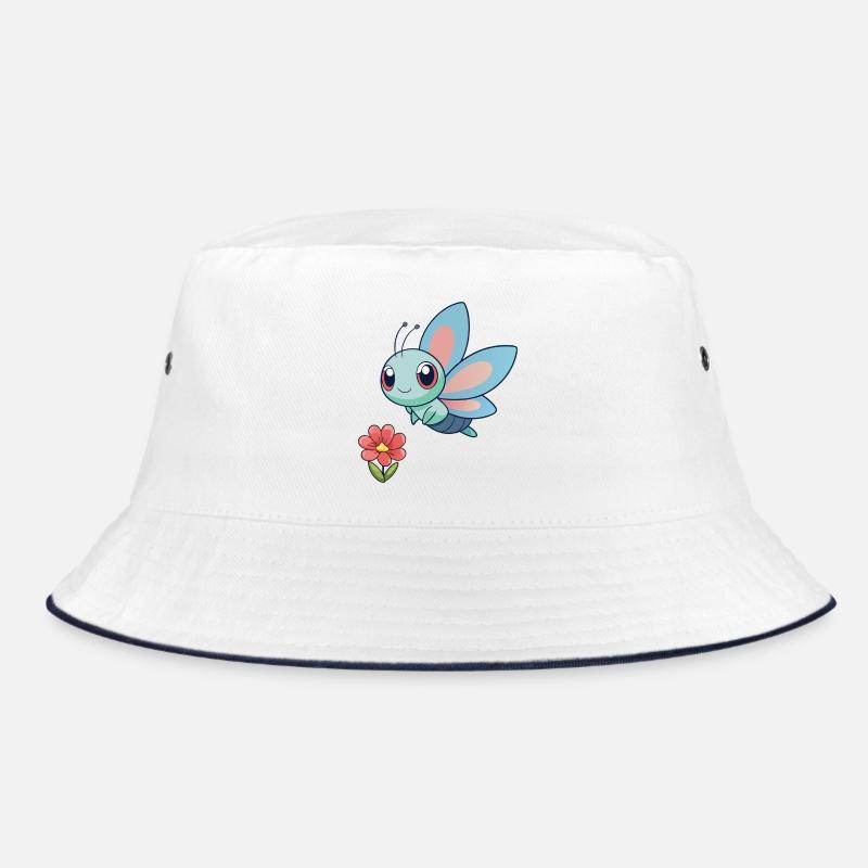 Bébé libellule colorée proche d'une fleur Bob