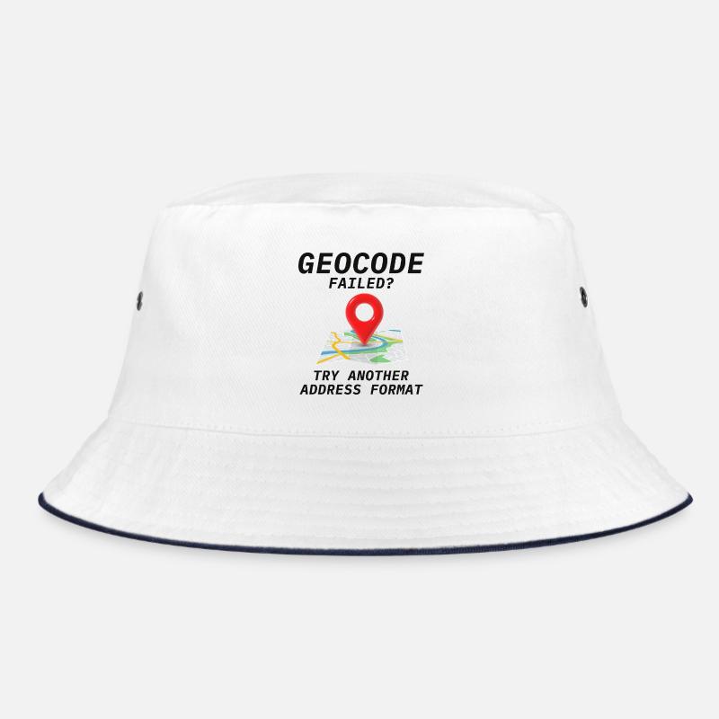 Geocoding Fail Address Format GIS Humor Bucket Hat