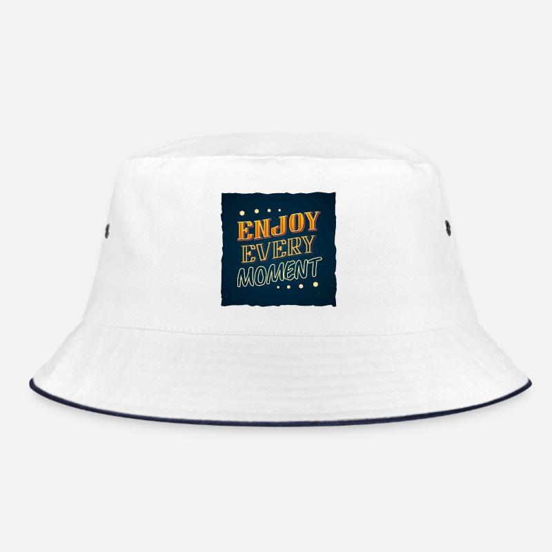 Inspirational Quote Typography Design Bucket Hat