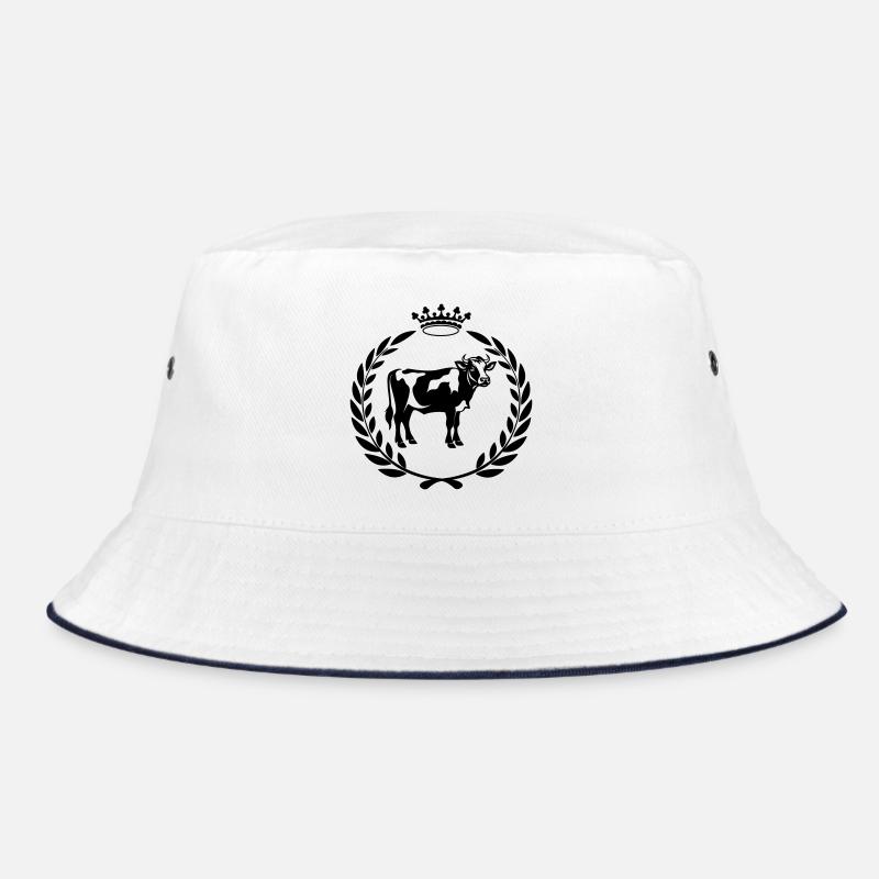 Vache avec couronne dans une couronne de laurier Bob