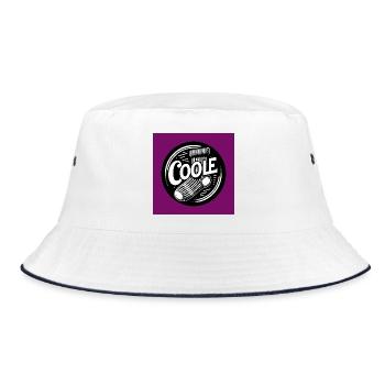 Cool sock socks and funny saying - Bucket Hat - white/navy - Front