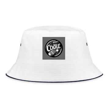 Cool sock socks and funny saying - Bucket Hat - white/navy - Front