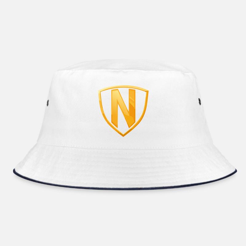 NERDY forever - NERDY HERO - Bucket Hat - Weiß/Navy