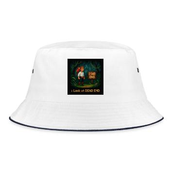 Look at Dead End - Bucket Hat - white/navy - Front