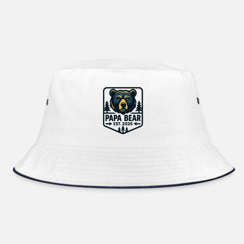 Papa Bear Est. 2025 - Bob - blanc/marine