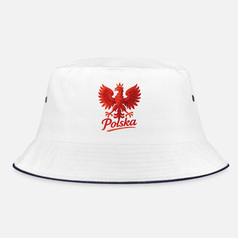 Pologne Polska aigle drapeau drapeau épique cadeau - Bob - blanc/marine