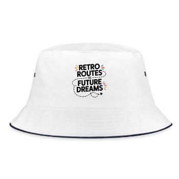 Retro Routes Future Dreams Boussole Carte - Bob - blanc/marine - Devant