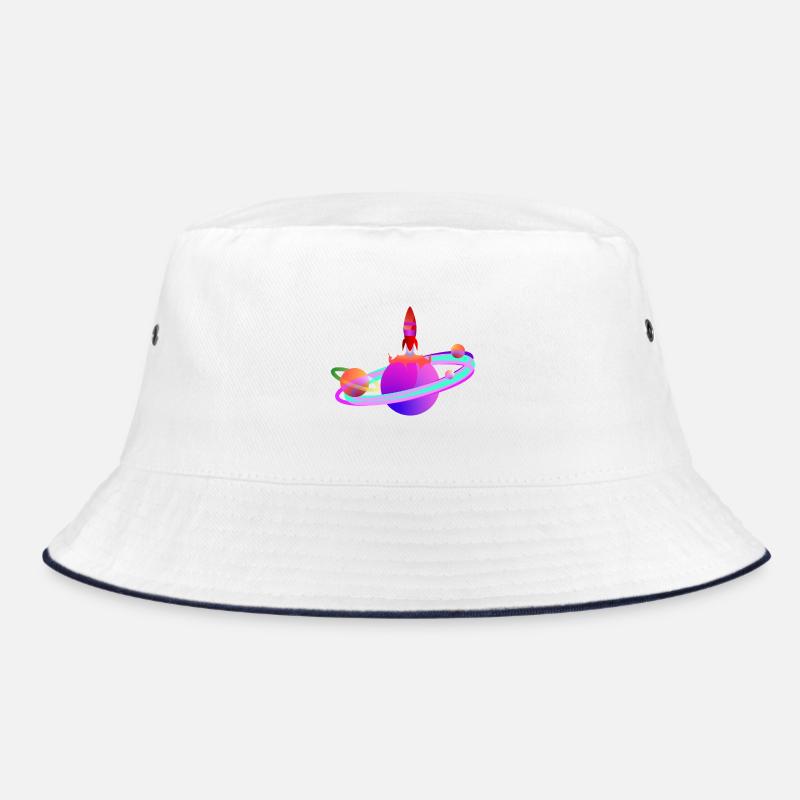 Schläger - Bucket Hat - Weiß/Navy