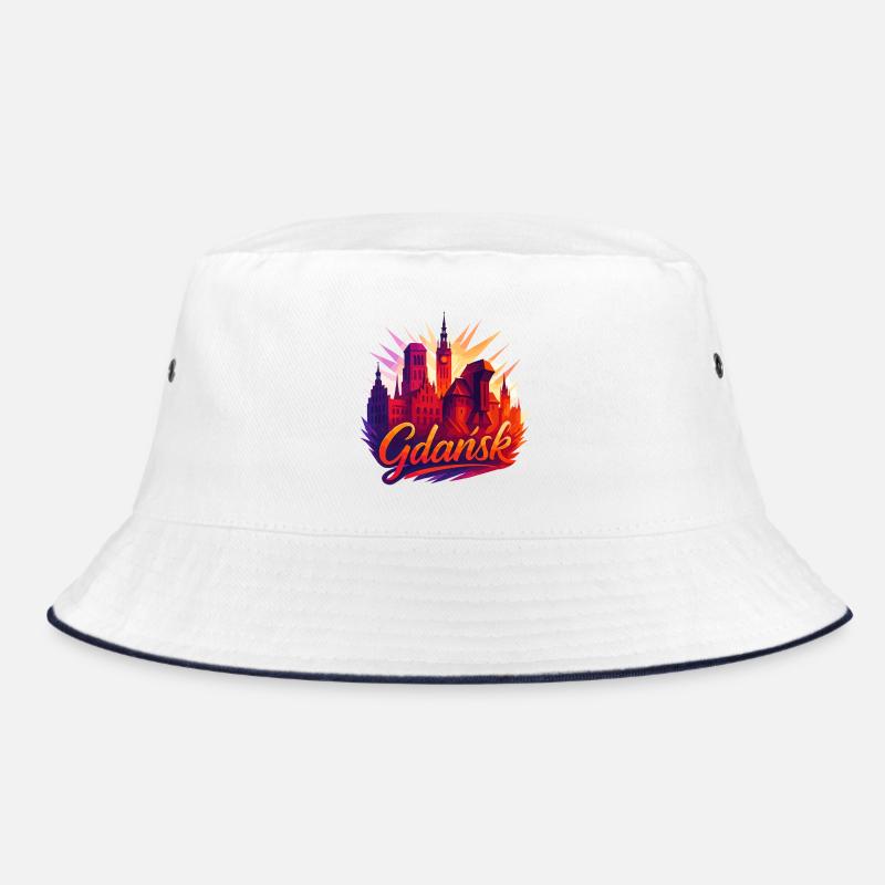 Danzig Gdańsk Goldene Stadt Ostsee Polen Geschenk Bucket Hat
