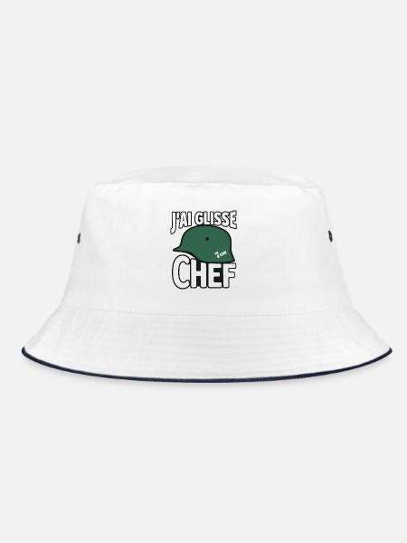 j’ai Glissé chef - Bob - blanc/marine