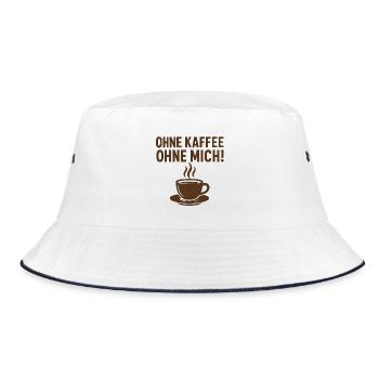 Sans CAFÉ, sans MOI ! - Bob - blanc/marine - Devant