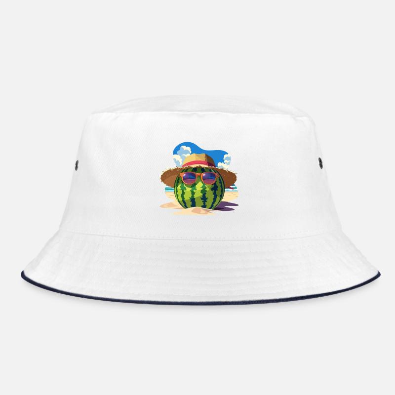 Wassermelone Sommer Coole Süße Am Strand Bucket Hat