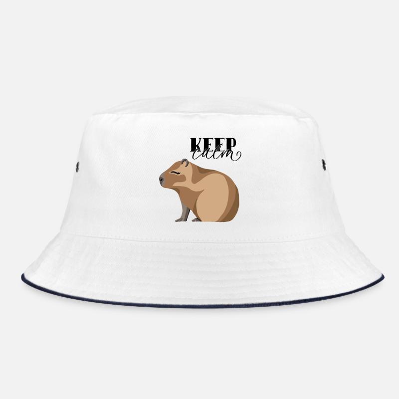 Keep Calm Capybara Bucket Hat