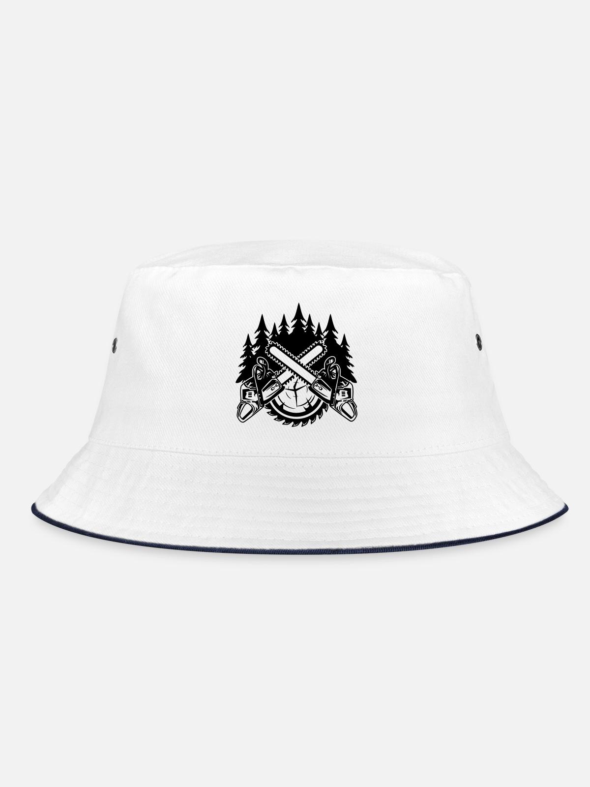 Chainsaws - Bucket Hat - white/navy - Front