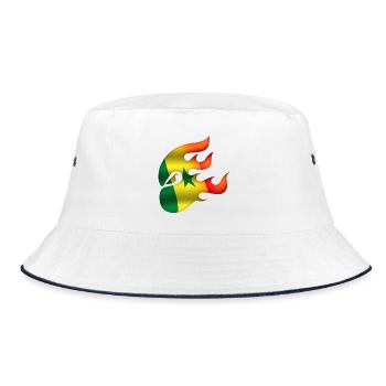 Drapeau du Sénégal - Sénégal - Ninja - Bob - blanc/marine - Devant