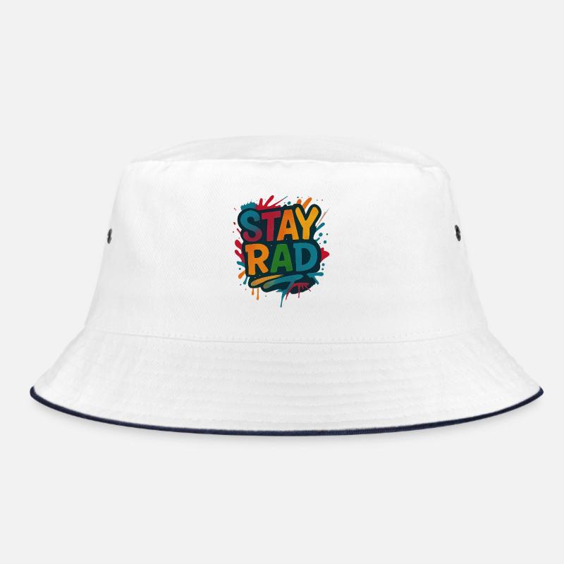 Stay Rad Graffiti Bucket Hat
