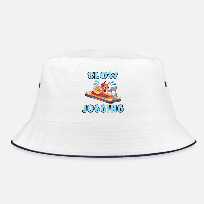 SLOW JOGGING SNAIL RUNNING Bucket Hat