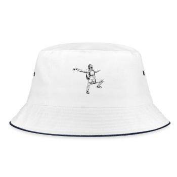 Skydiver - Bucket Hat - Weiß/Navy - Vorne