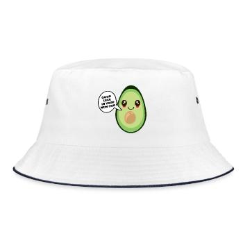 BONNE CHANCE NOUVEL EMPLOI AVOCAT - Bob - blanc/marine - Devant
