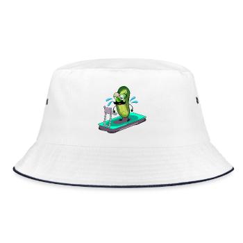 Tapis de course Papa Cornichons - Bob - blanc/marine - Devant