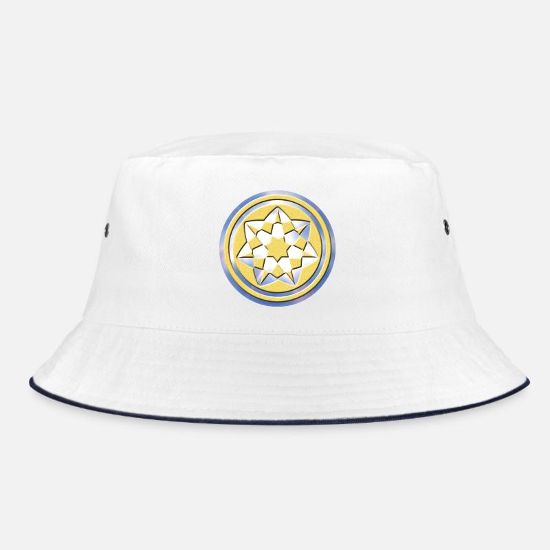 Geometric Crop Circle Pattern Bucket Hat