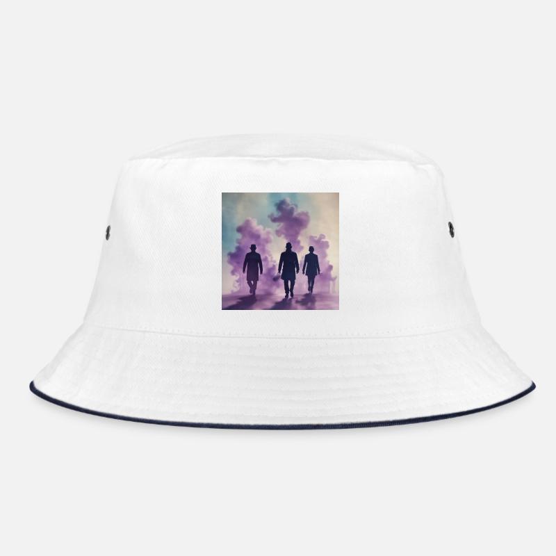 My Darkside - Bucket Hat - white/navy