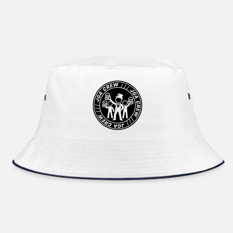 Jga Crew Junggesellenabschied - Bucket Hat - Weiß/Navy