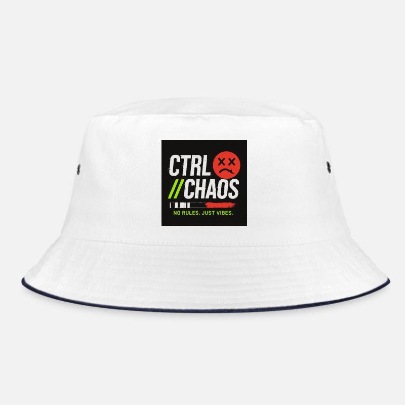Ctrl Chaos vert et rouge -Design urbain basket  - Bob - blanc/marine