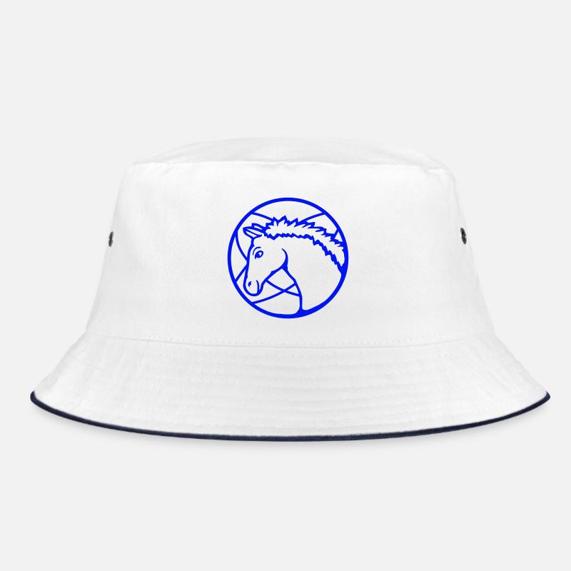 Pferd Süß Pony Fohlen Pferdemädchen Niedlich Comic Bucket Hat