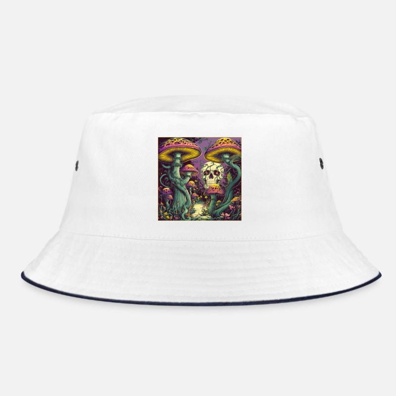 Conception de crâne de forêt de champignons Bob