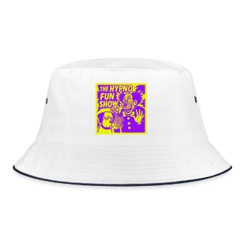 Hypno Fun Show - Bucket Hat - white/navy - Front