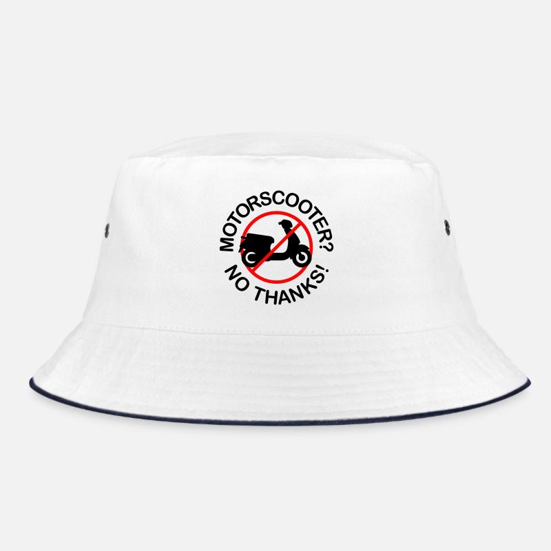 Motor Scooter? No Thanks! (2-colored) Bucket Hat