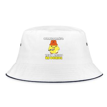 Morning Killer Chicken - Bucket Hat - white/navy - Front