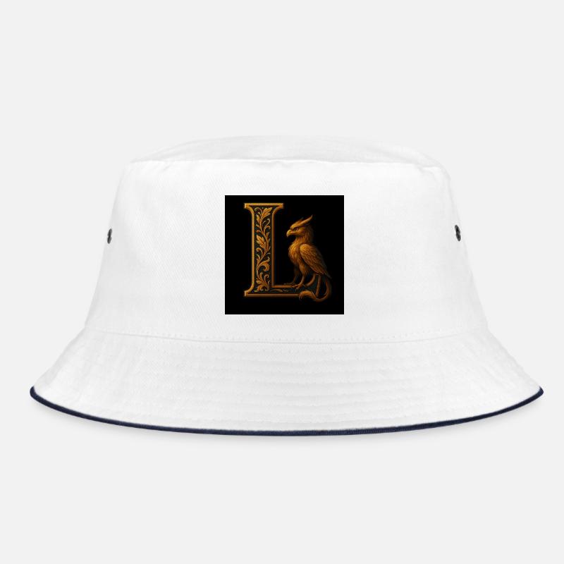 L – Magic ornament with phoenix Bucket Hat