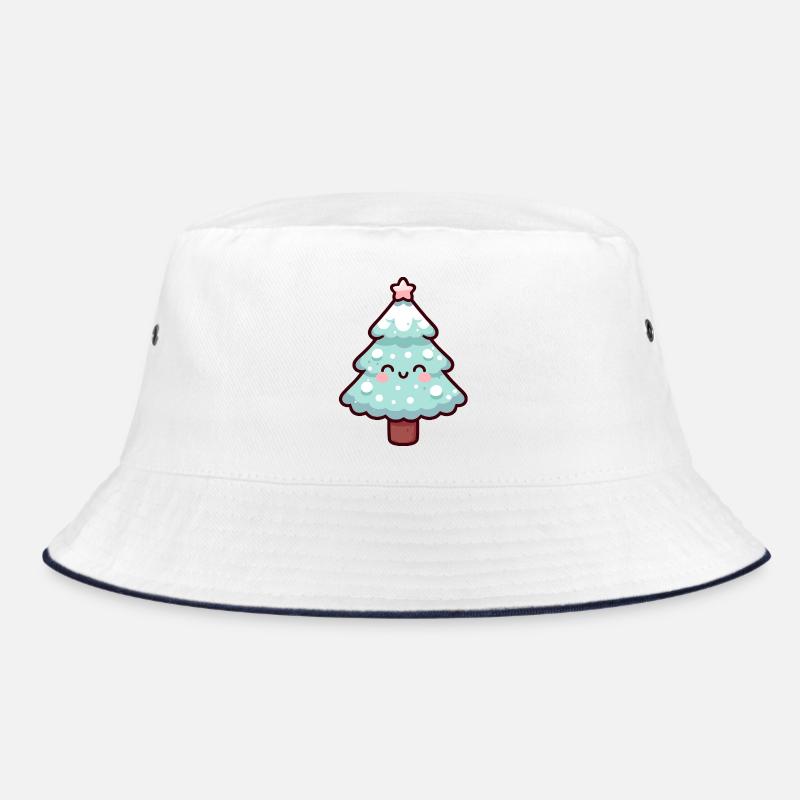 Conception d’arbre de Noël enneigé kawaii Bob