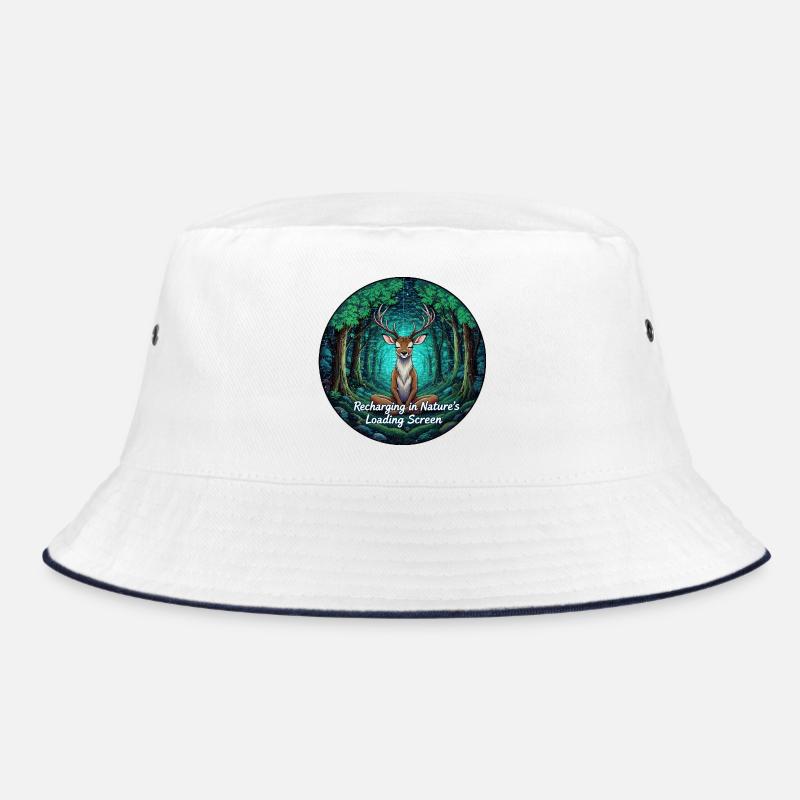 Mystic Forest Deer with Loading Screen Bucket Hat